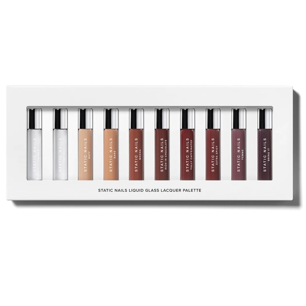 STATIC NAILS LIQUID GLASS PERFECT NUDES PALETTE